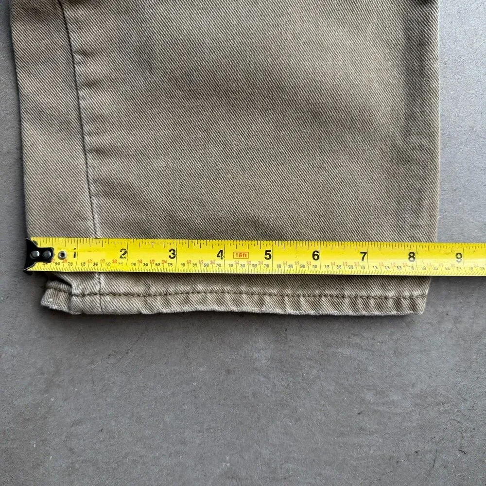 Polo Ralph Lauren Chino Pants Mens 32 x 33 Brown Cotton Twill Preppy 5 Pocket